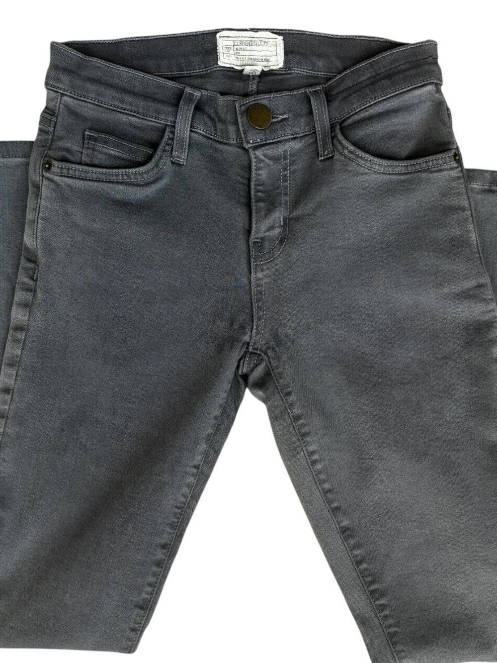 Current/Elliott The Stiletto Skinny Jeans in Gunmetal Gray Size 26